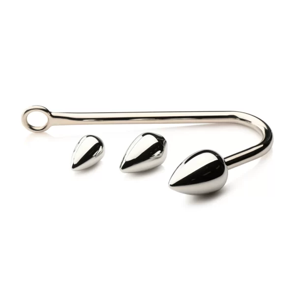 XR Brands Master Series Trainer Set with 3 Aluminum Alloy Plugs & Hook