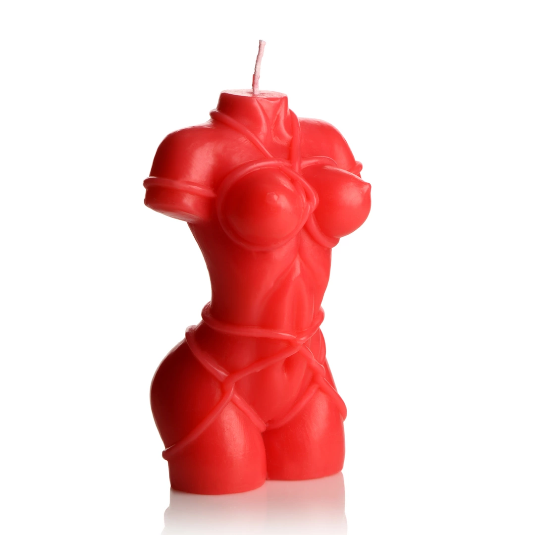 Bound Goddess Drip Candle Red - Artistic Wax for Sensual Ambience - Anelma Bound Goddess Drip Candle Red - Artistic Wax for Sensual Ambience