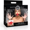 XR Brands Gag Order Silicone Ball Mouthguard Red Adjustable