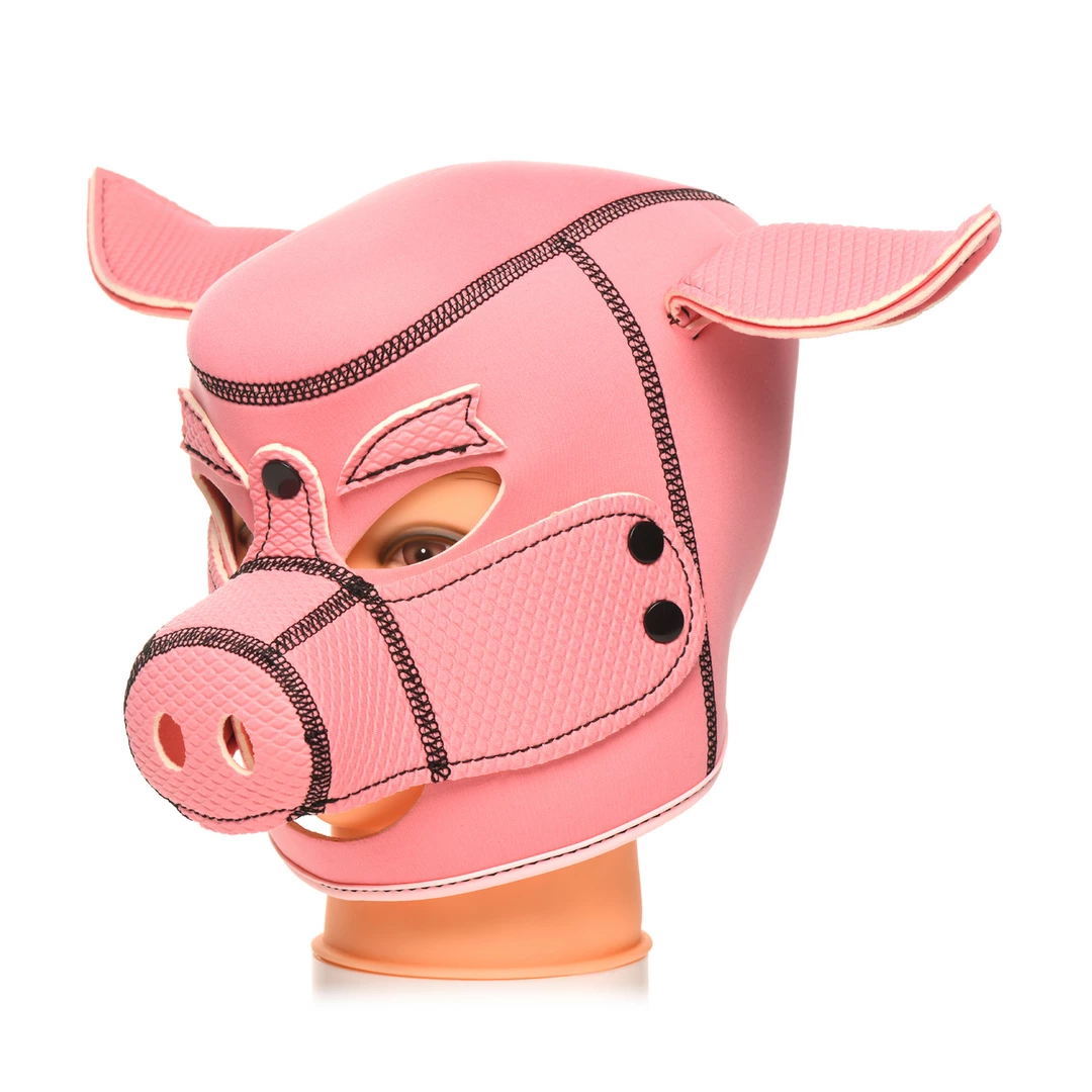 Oxballs Swine Pink - Anatomiczna Neoprenowa Maskownica GÅ‚owy XL