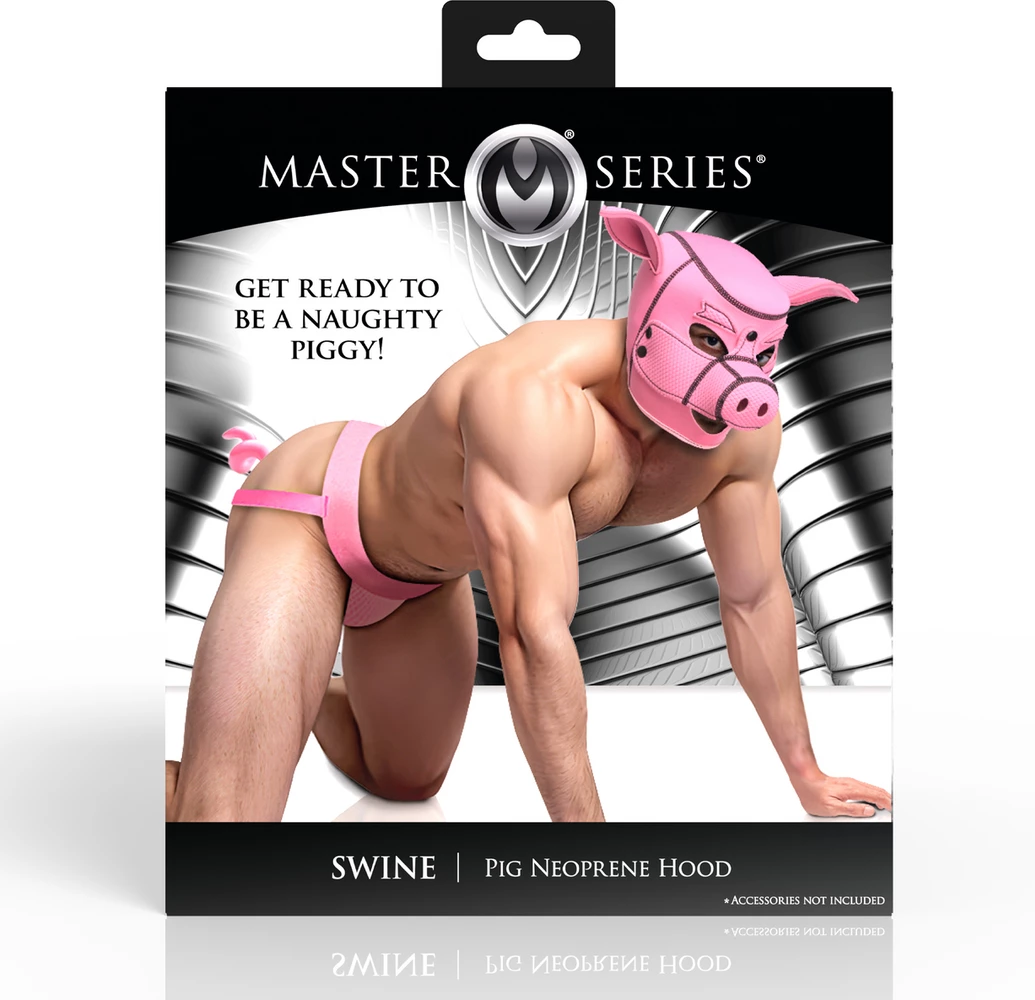 Oxballs Swine Pink - Anatomiczna Neoprenowa Maskownica GÅ‚owy XL