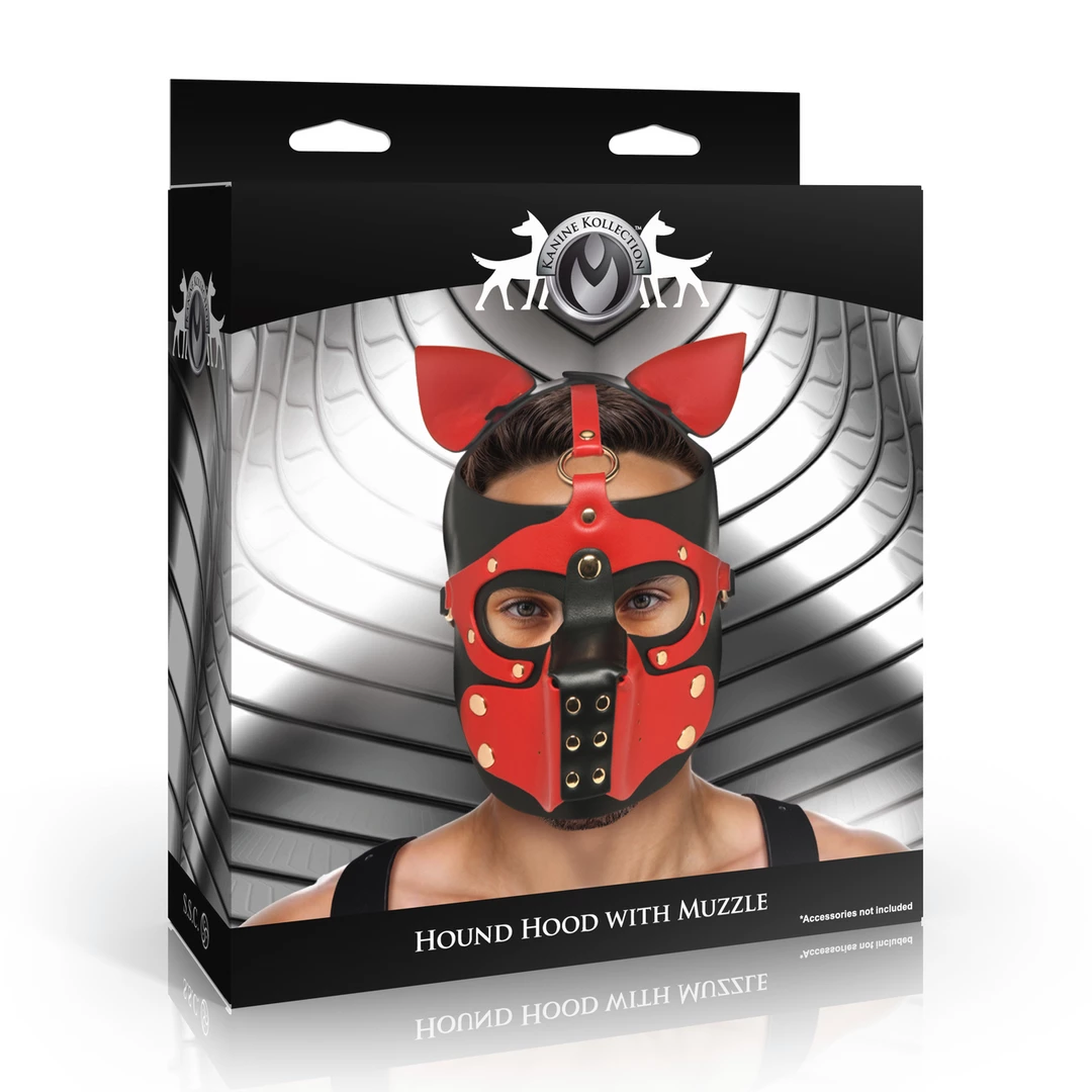 Master Series Vegan Leather Canine Hood with Removable Master Series Vegan Leather Canine Hood with Removable