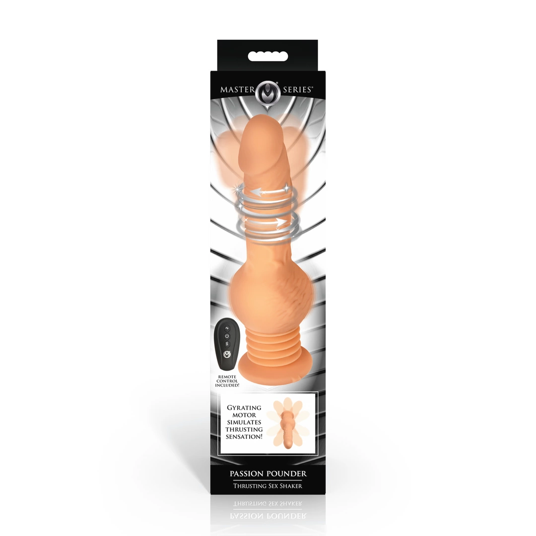 XR Brands Passion Pounder Remote Controlled Thrusting - Anelma XR Brands Passion Pounder automatyczny model z pilotem 24 cm