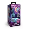 XR Brands Asstra Silicone Intimate Trainer Blue/Purple 7in. Manual. Product details include functions