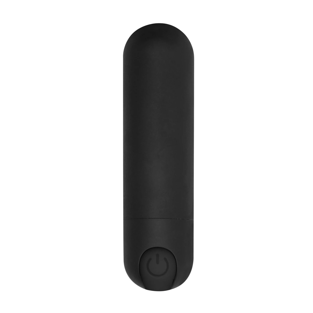 Shots Be Good Tonight Mini Bullet Vibrator 10 Modes Black 7.7cm - Anelma Shots Be Good Tonight Mini Bullet 10-funkcyjny