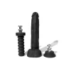 XR Brands Master Series Aron Ridge Silicone Intimate Model 25.5cm Black - Anelma sextoys
