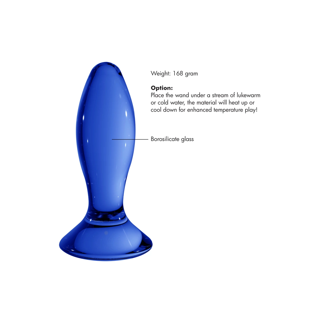 FOLLOWER Borosilicate Glass Anal Plug
