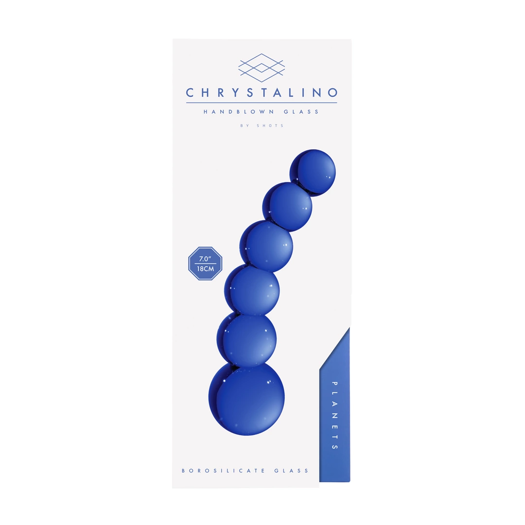 Butt plug Shots Planets Borosilicate Glass Intimate Wand - Multicolour Design. Butt plug