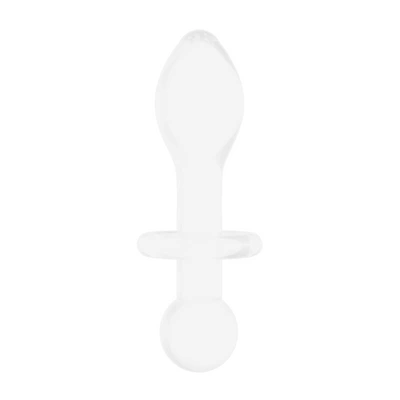 Glas Rocker Borosilicate Glass Intimate Plug - Ergonomic Shape