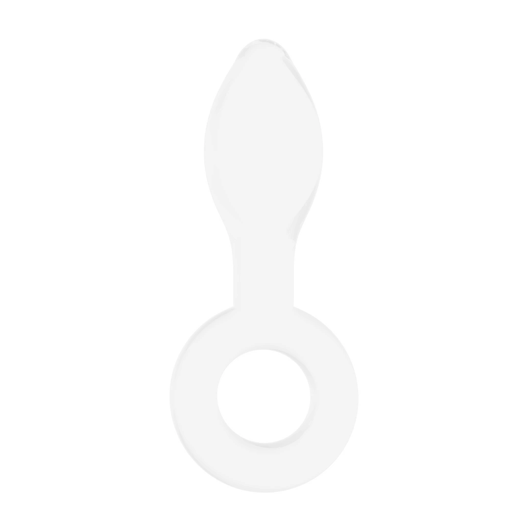 Sinner Gear Plugger Glass Anal Plug - Anatomical Borosilicate Model