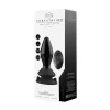 Shots Chrystalino Black Glass Intimate Device with Suction