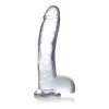 Glas Crystal Series 25.5cm Intimate Glass Model with Suction Base Clear - Anelma sextoys