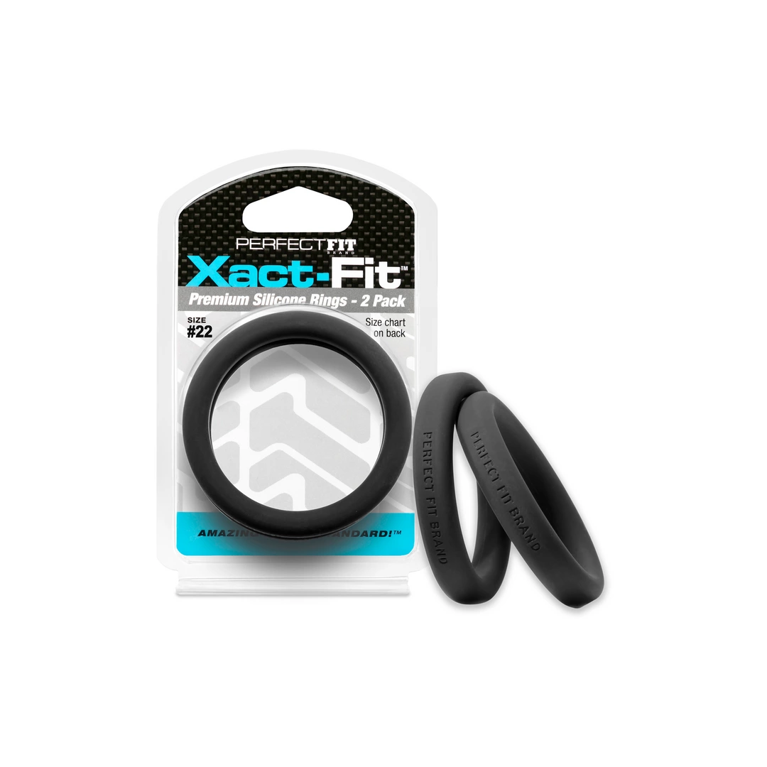 Perfect Fit Xact-Fit #23 Precision Ring Set 2-Pack - Anelma sextoys
