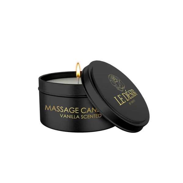 Le Desir Massage Candle Vanilla Scented 80g - Aromatic Relaxation Wax