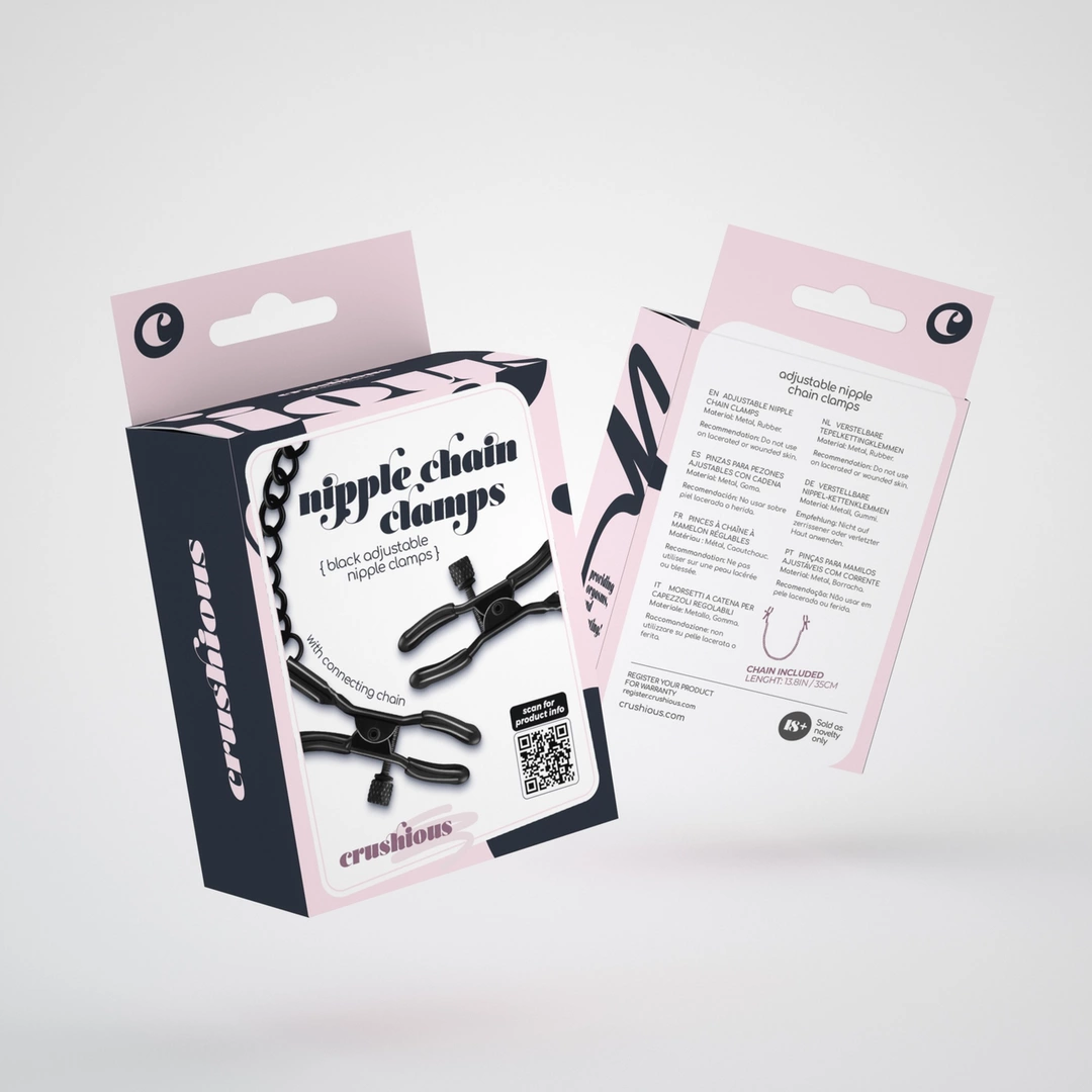 Satisfyer Adjustable Chain Clamps Black