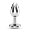 Crushious Bijou Intimate Jewel Plug Medium Blue 7cm Metal Design. Butt plug. See functions