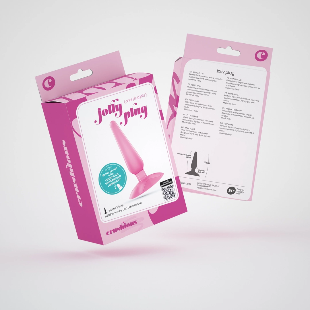 Crushious Jolly Pink - anatomiczna zatyczka