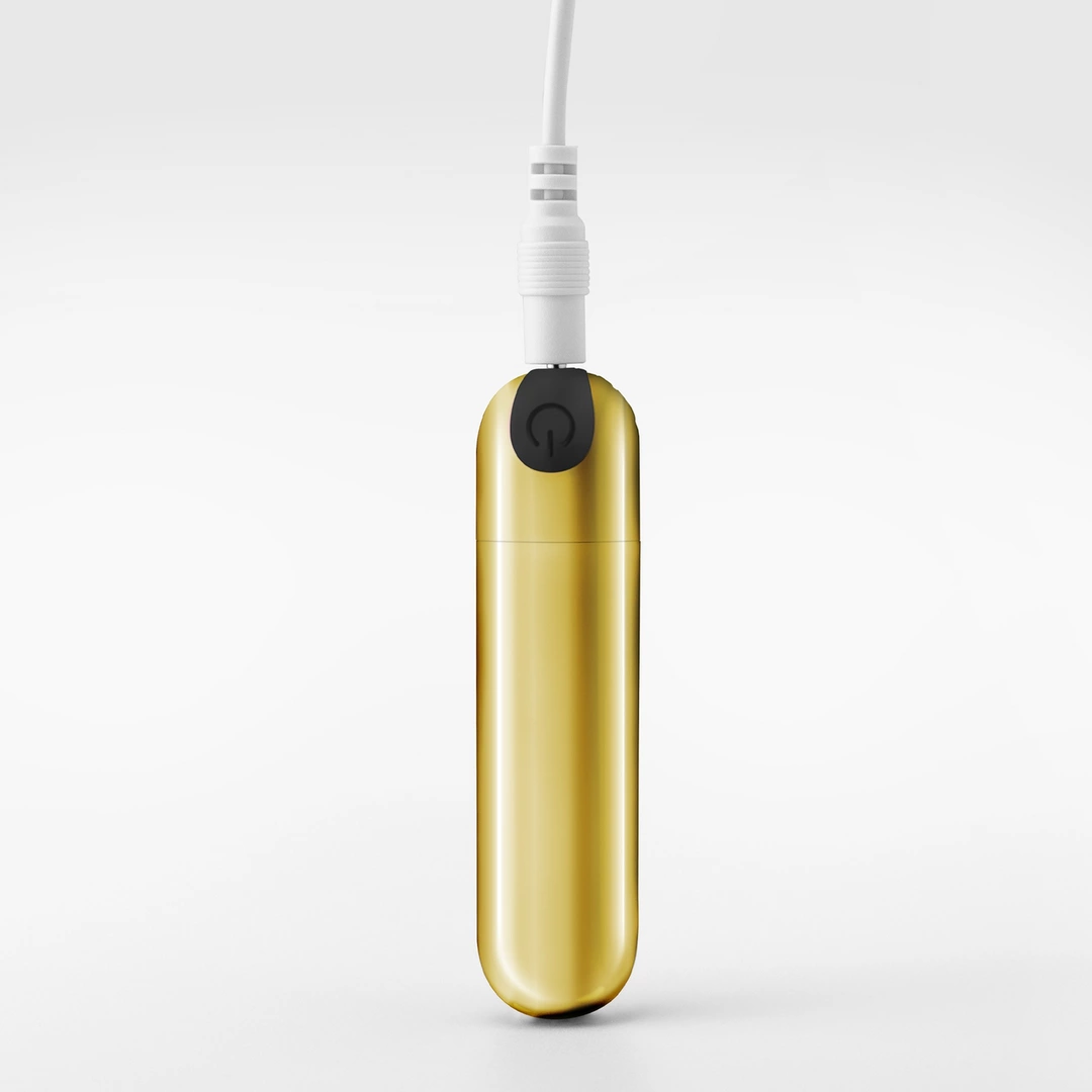 Crushious iMoan Golden Rechargeable Compact Vibrating Bullet