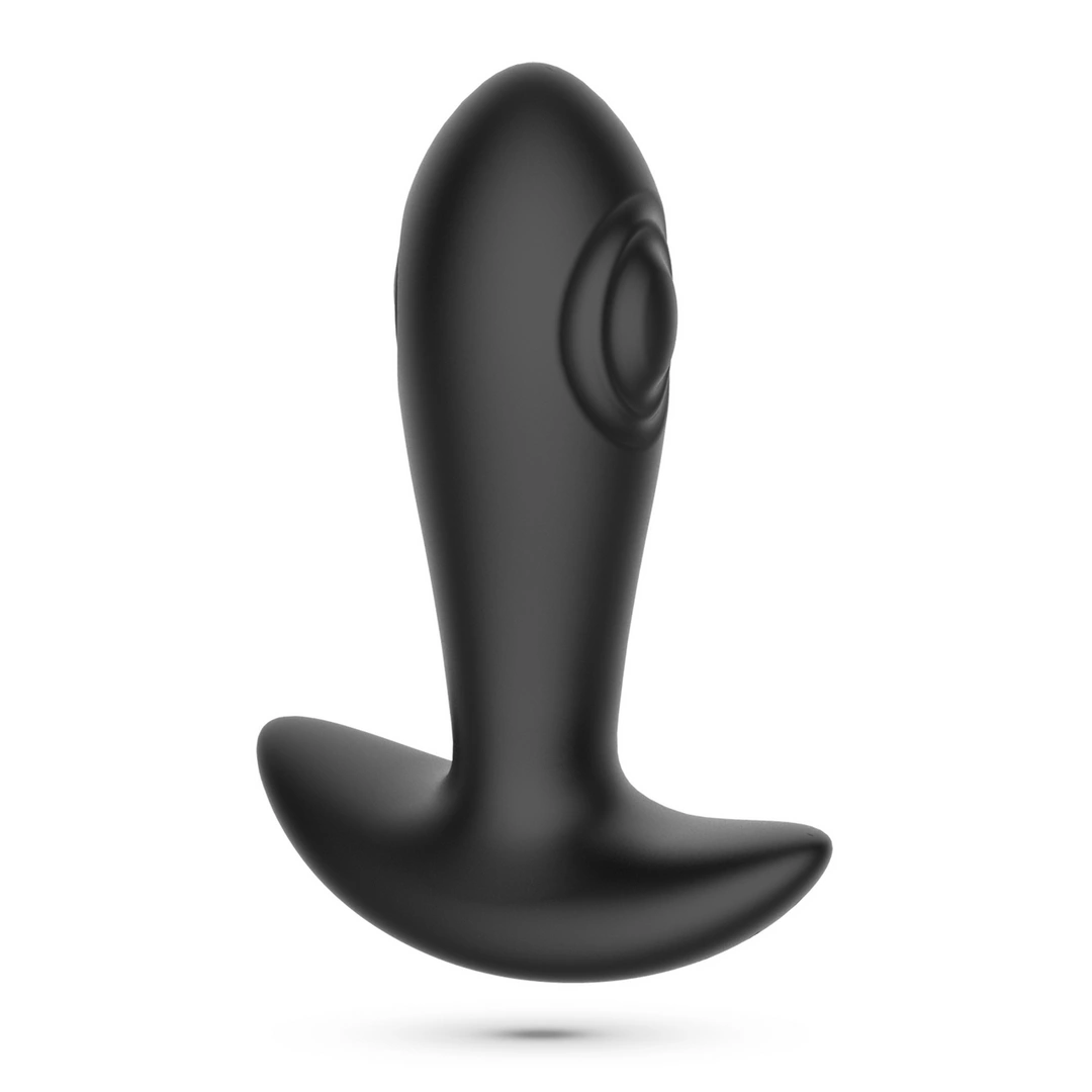 Crushious Octo Black Remote-Controlled Tapping Plug