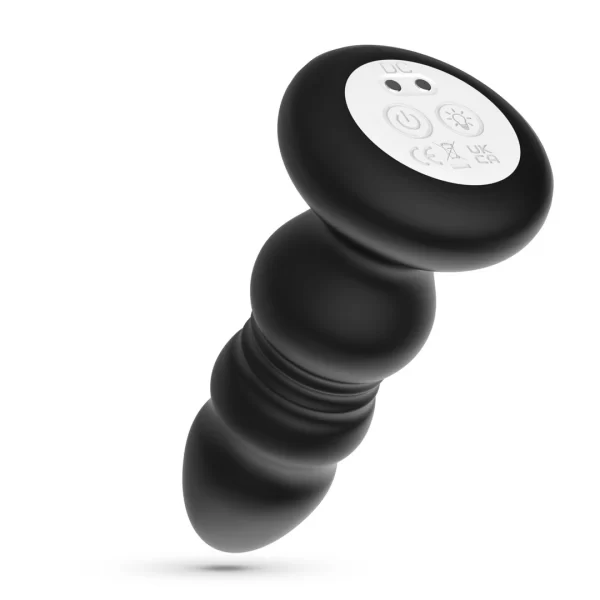 Crushious Australis Black Intimate Plug with RGB LED & Remote