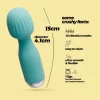 Crushious Wanderlust Mini Wand Massager Mint Green Compact