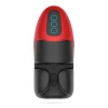 Crushious Pancho Intimate Device Rechargeable Compression Red/Black 16.5cm - Anelma Crushious Pancho Intimate Device Rechargeable Compression