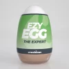 Crushious Ezy Egg The Expert Zielony - Intymny gadżet z teksturą TPE - Anelma Crushious Ezy Egg The Expert Green Compact Intimate Device TPE ABS combines flexible elastomer and an ergonomic design in a practical
