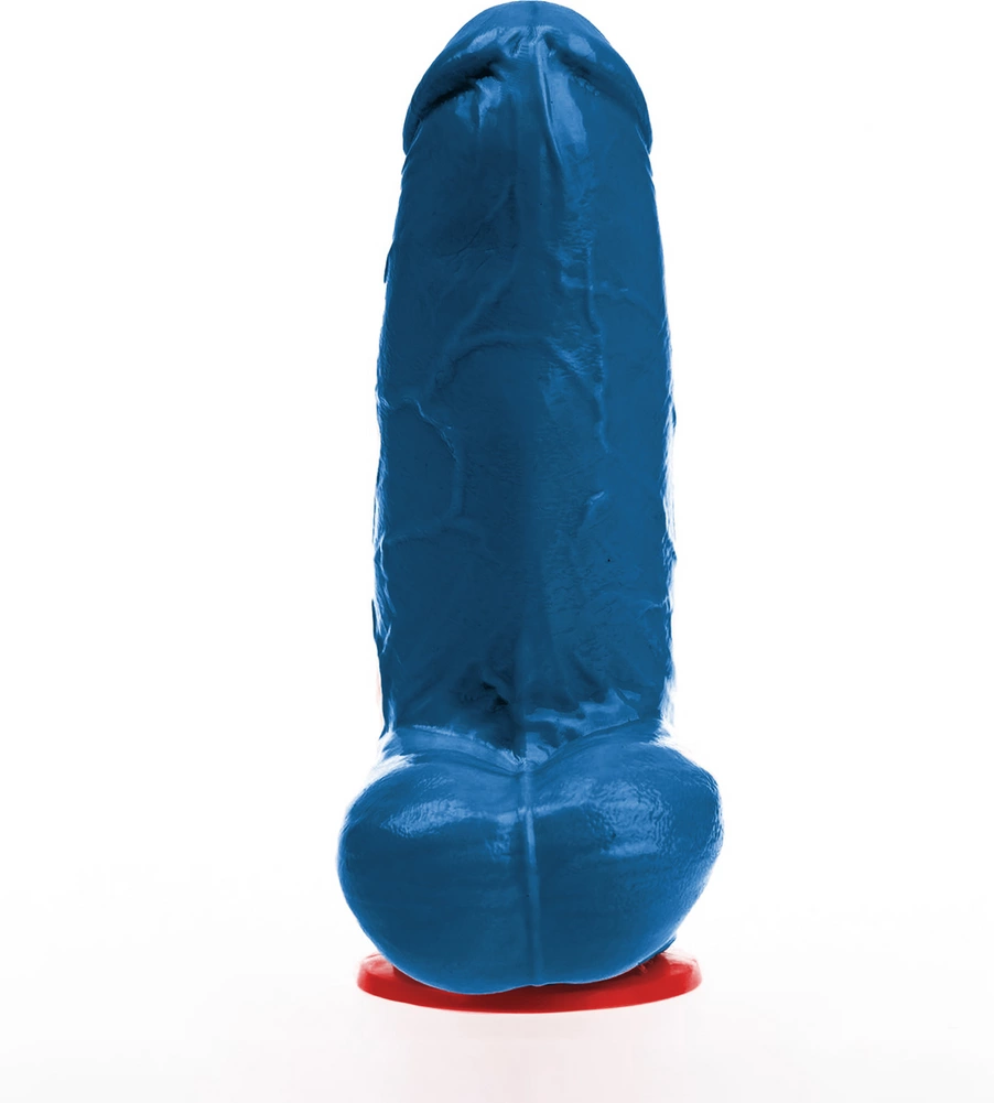 Fuck & Fist Freyr Model M - niebieska anatomiczna forma z przyssawkÄ… 20 cm - Anelma eroticshop