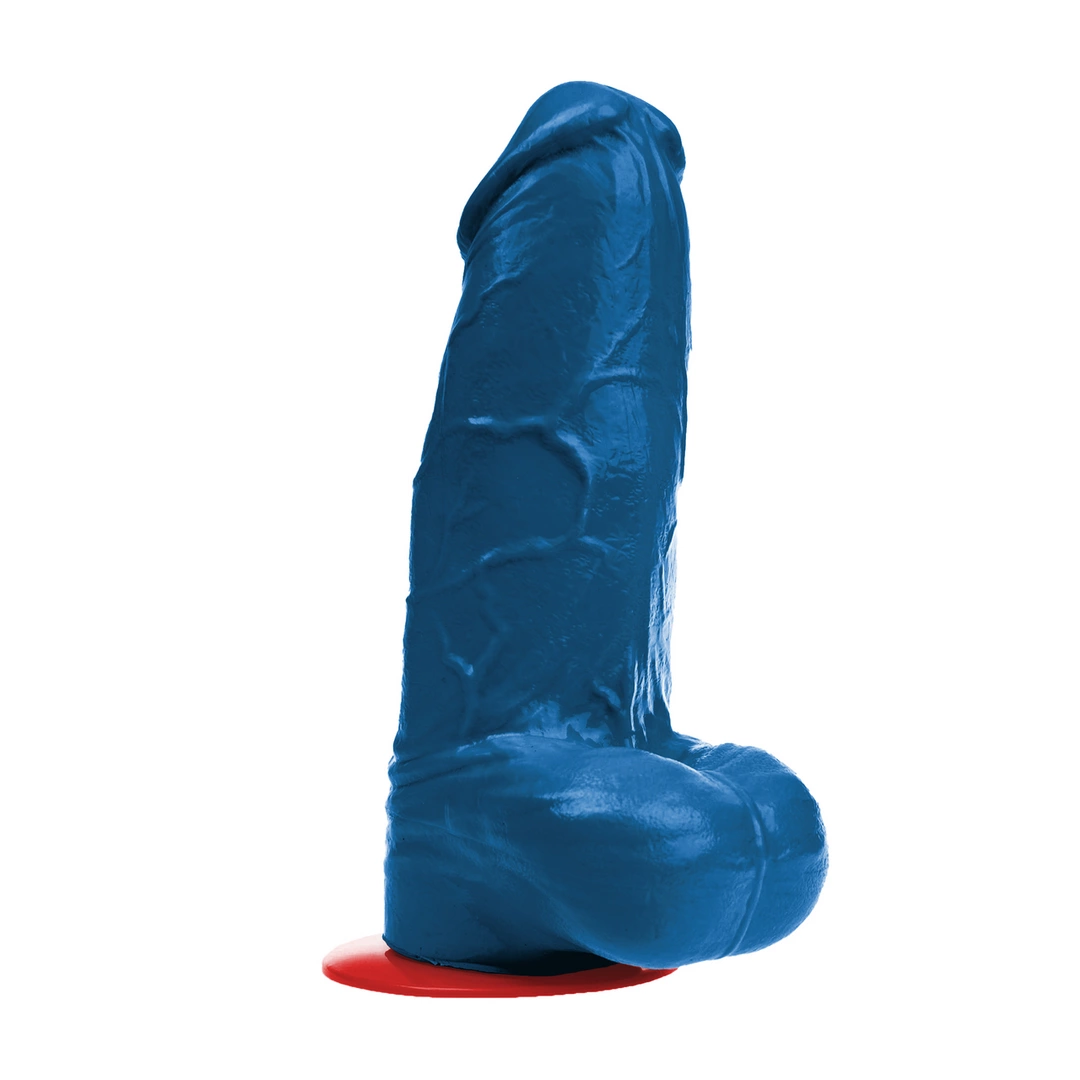 Fuck & Fist Freyr Blue Intimate Machine with Suction Base 21 cm PVC XL - Anelma sextoys