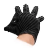 Fist It Silicone Intimate Glove Black Textured Stimulation