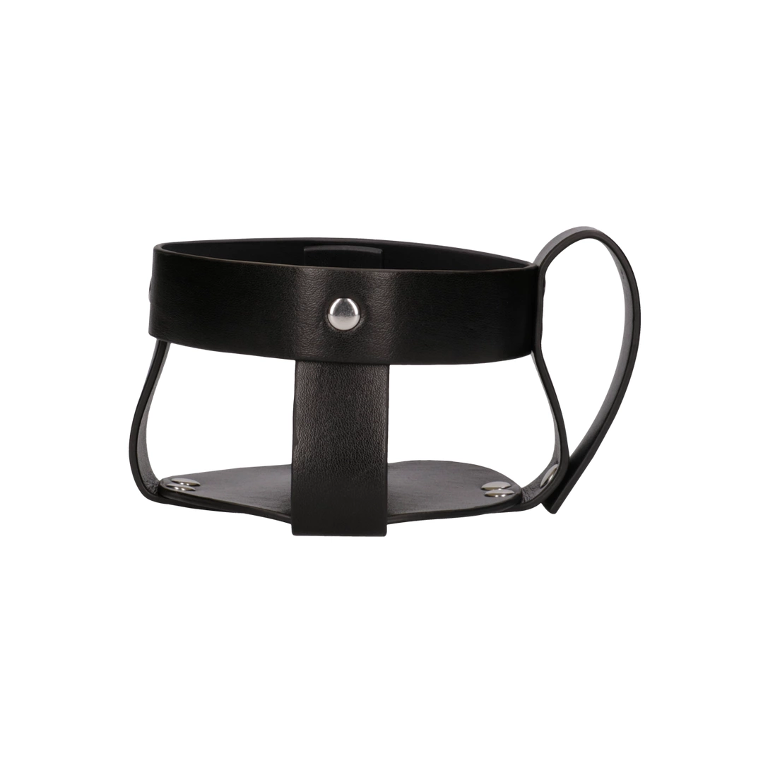 Fist It Belt Lube Holder Neoprene Black 7cm x 10.5cm Secure Loop