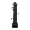 Vibrating Wave Rider Black - Silicone Intimate Device with Suction Base