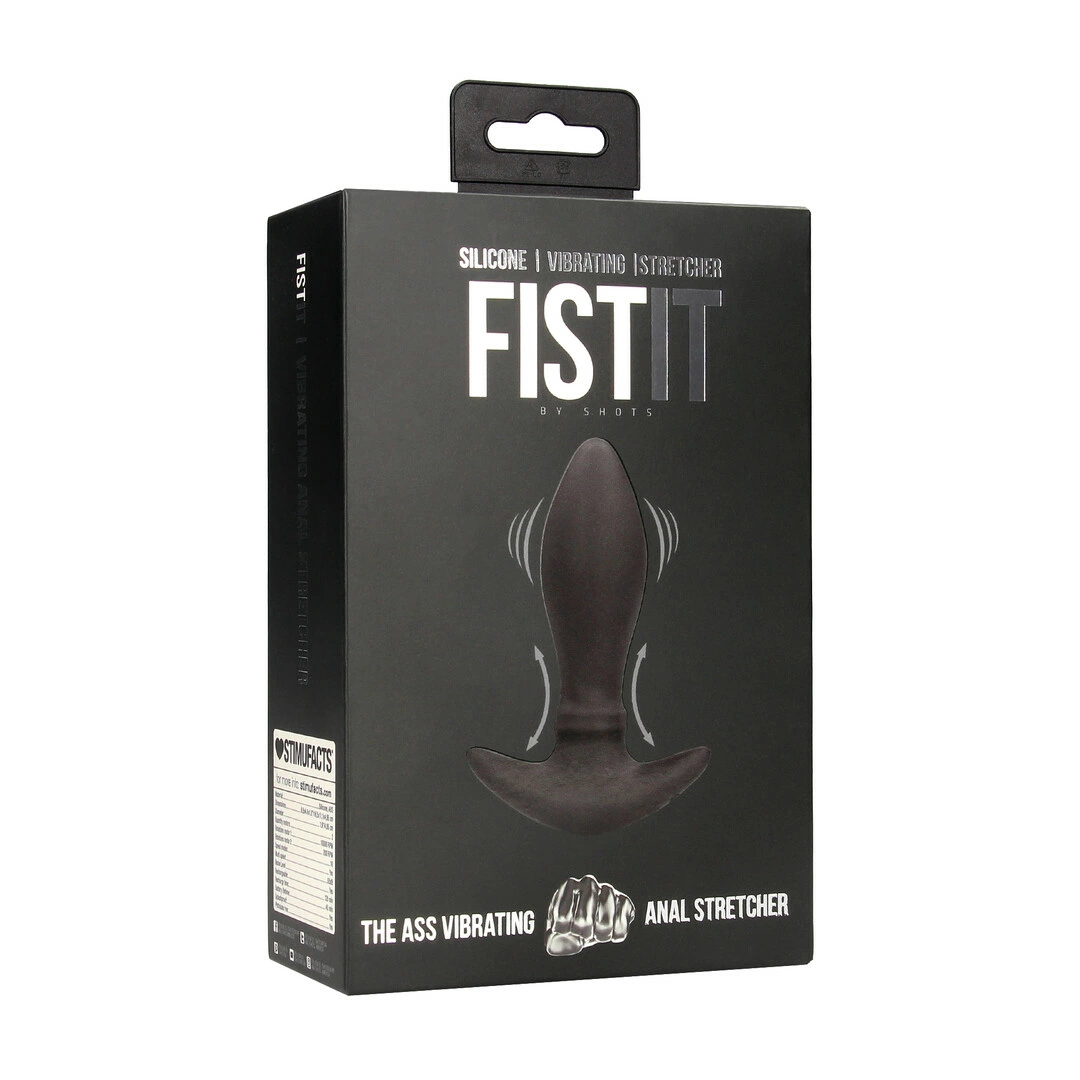 The ASS Anal Self Penetrating Stretcher Black silikonowy wibrator