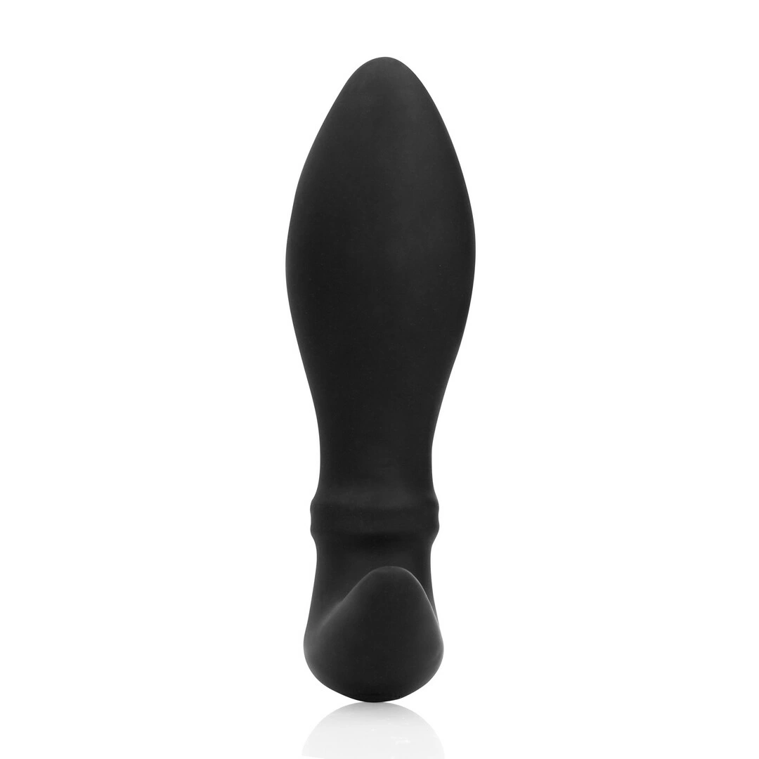The ASS Anal Self Penetrating Stretcher Black Silicone Vibrating Plug. Anal vibrator. See functions