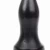 Hung System Patrol Model 23 cm Black Anal Plug with Suction Base