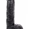 Hung System Mickey Intimate Model with Suction Base 24 cm Black - Anelma sextoys