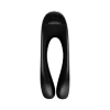 Satisfyer Candy Cane Compact Finger Vibe Black-Orange