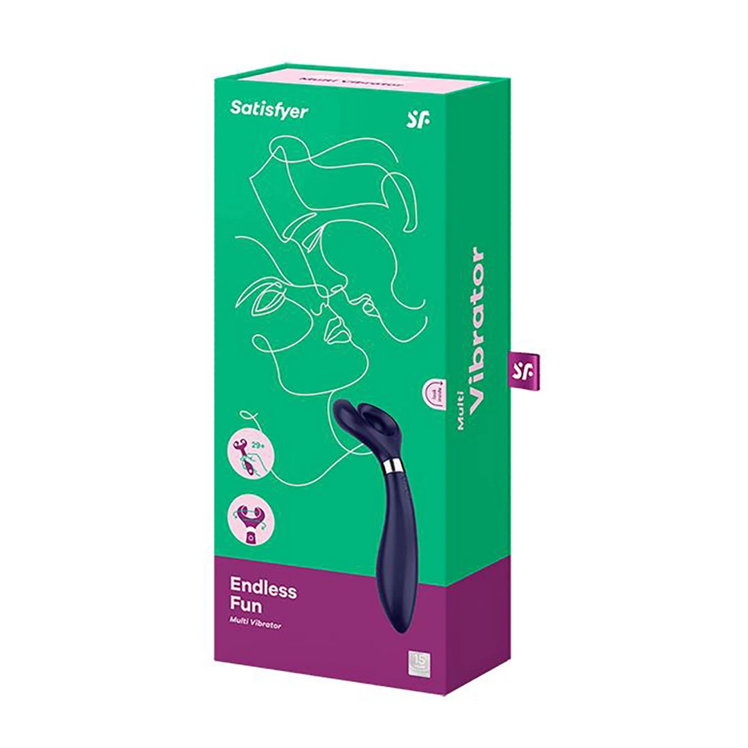 Satisfyer Endless Joy - model uniwersalny z gÅ‚owicÄ… 180Â° silikonowÄ…