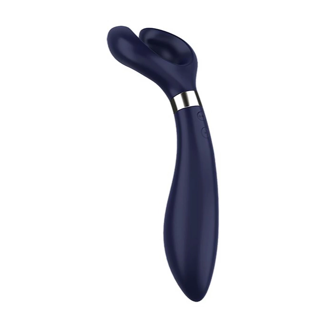 Satisfyer Endless Fun Partner Rotating Multi-Use Silicone Device Black