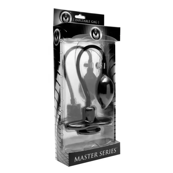 XR Brands Inhibitor Inflatable Adjustable Oral Gag 16in