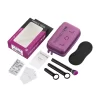 LOL Tingle Trio Zestaw Wibrujący 3-częściowy z Opaską - vibraattori - Anelma LOL Tingle Trio Intimate Vibe Set Purple/Black with Travel