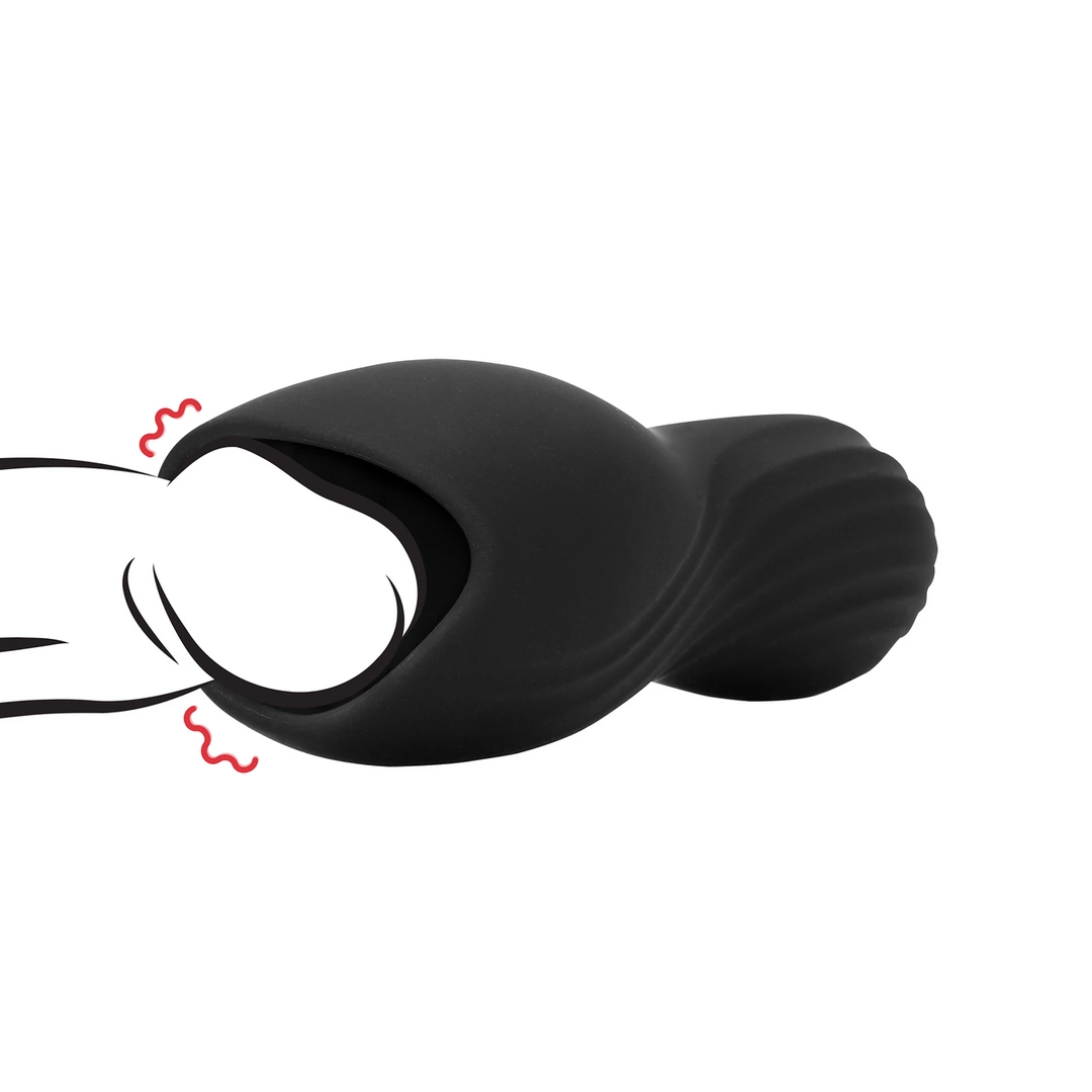 Loveline Vibrating Stimulation Sleeve Black