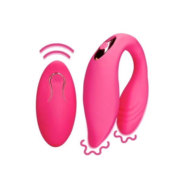 Loveline Wild Strawberry model stymulujący dla par z pilotem - vibraattori