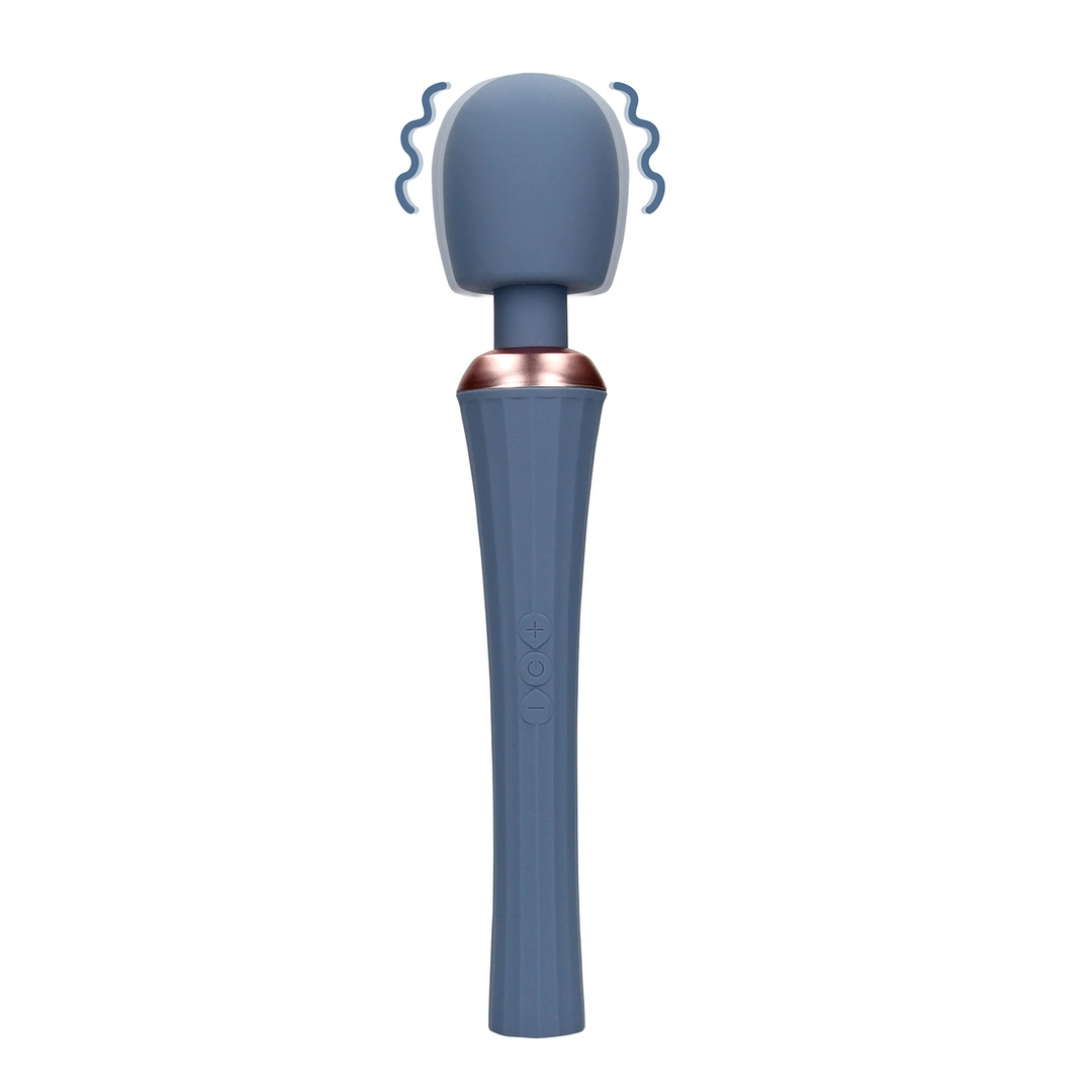 Loveline Blue Nova Wand Massager - Ergonomic Design - Anelma Loveline Blue Nova - vibraattori