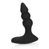 Loveline Licorice Black Beaded Vibrating Plug Remote