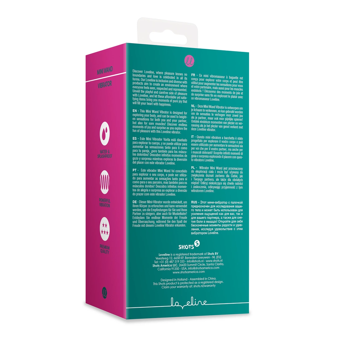 Loveline Mini Wand Ancient Sea – Mini (pociski)