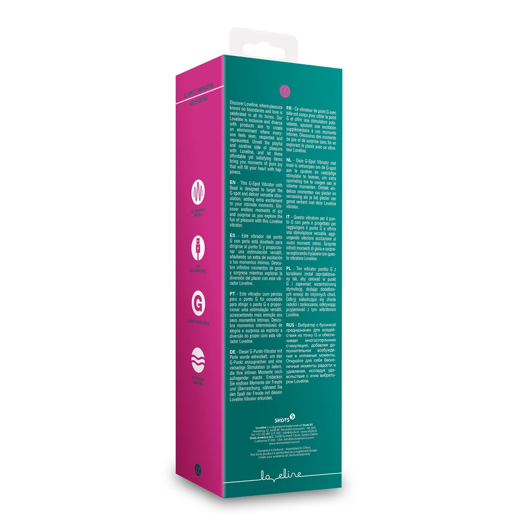 Loveline Blue Grass – Wibratory zakrzywione