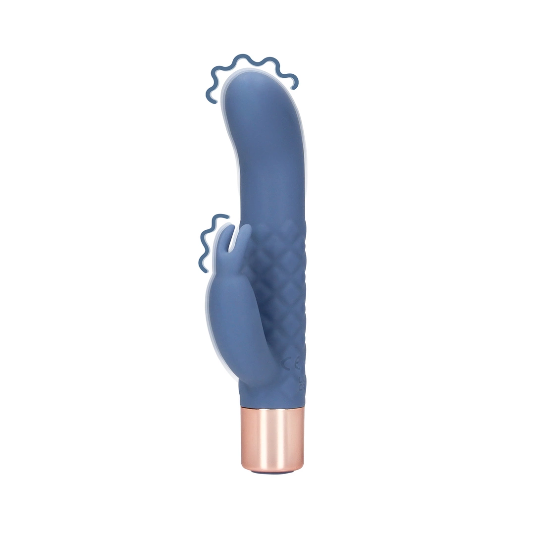 Loveline Mini Rabbit Vibrator Blue Horizon Compact Model - Anelma Loveline Mini Rabbit Blue Horizon - vibraattori