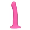 kompatybilny z uprzężą - Anelma Loveline Pink Medium Vibrating Intimate Machine