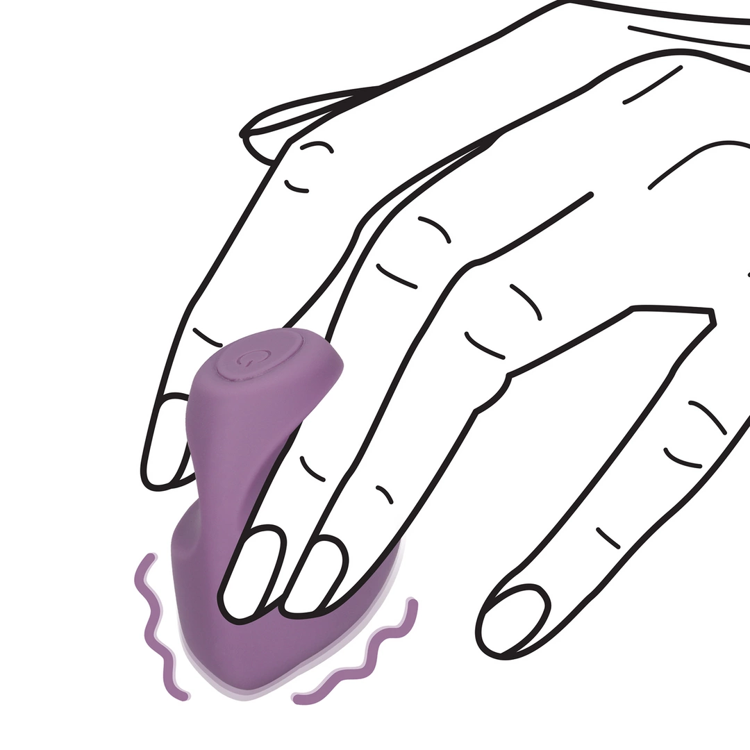 Loveline Finger Vibrator Mystic Purple - vibraattori